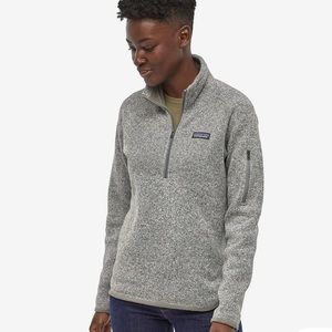 Patagonia • Better Sweater 1/4 Zip Sweater • Birch White • XXS • Women